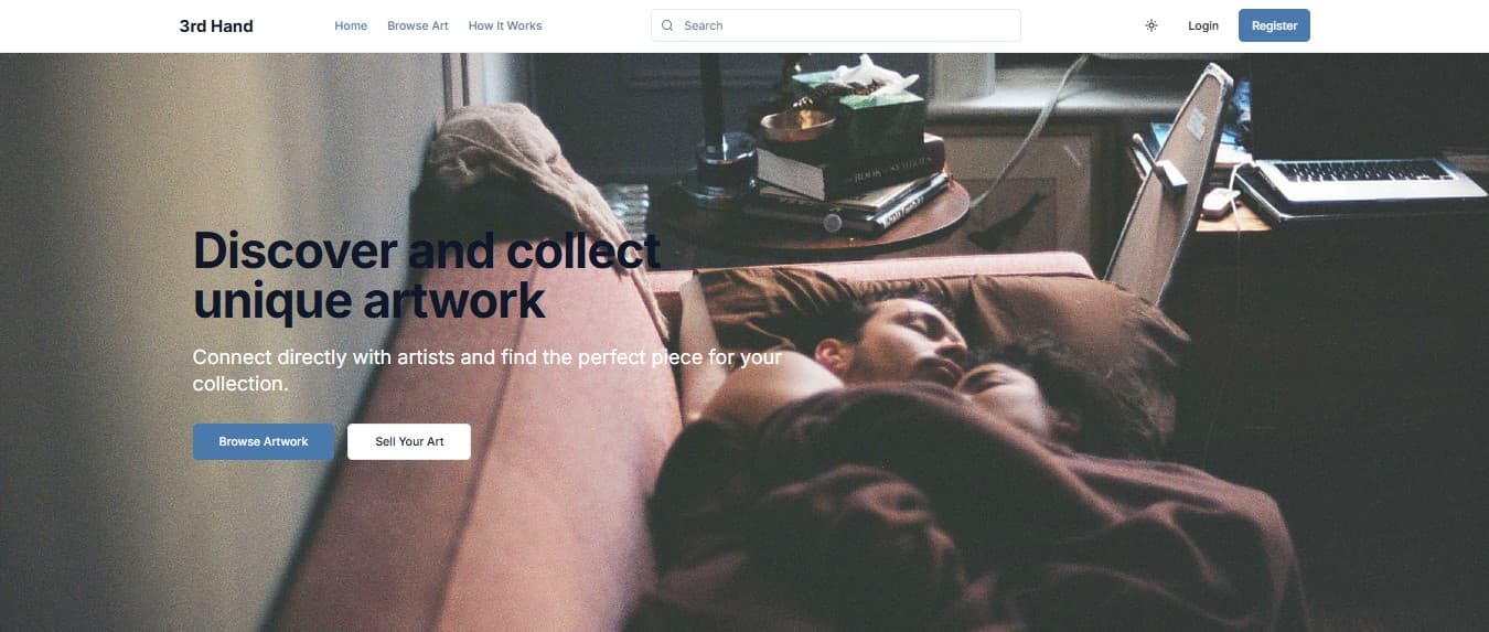 Artwork Marketplace - 3rdhand